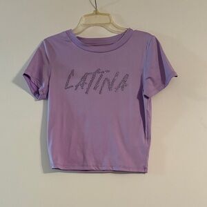 Purple Graphic Tee